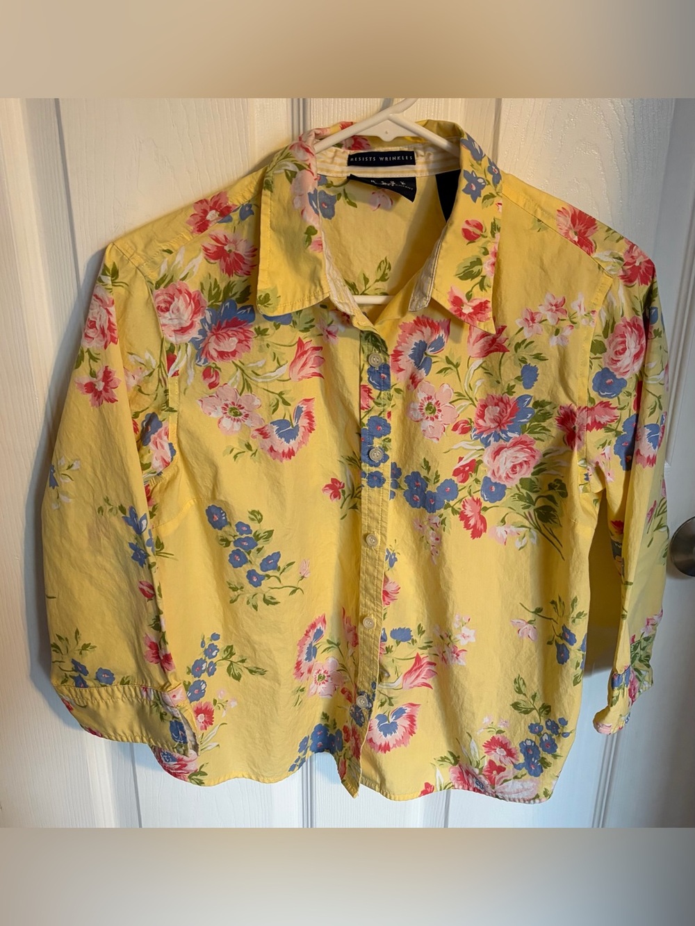 Crazy Horse by Liz Claiborne 3/4 Sleeve Button Down Blouse, Women’s 12 Petite